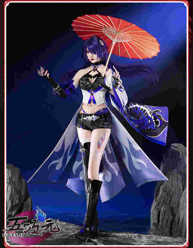 ♡ 崩壊スターレイル 黄泉 白髪ver コスプレ 衣装 高品質 ♡ 崩壊スターレイル HonkaiStarRail 黄泉-Acheron コスプレ衣装